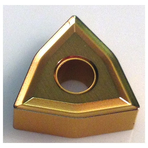 WNMG 433 SM ME3125, 0.187″ Thick, 1/2″ Inscribed Circle, Coated, Trigon, Turning Indexable Insert - USA Tool & Supply