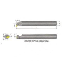 S12NER2 Top Notch Boring Bar 3/4 Shank - USA Tool & Supply