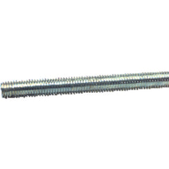 Threaded Rod - 7/16″-14; 3 Feet Long; Zinc Plated - USA Tool & Supply