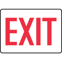 Sign, Exit, 7″ × 10″, Aluminum - USA Tool & Supply