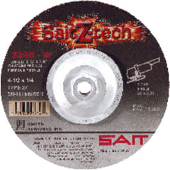 9″ × 1/8″ × 7/8″ - Zirconium 24 Grit Type 27 - Cut-Off Wheel - USA Tool & Supply