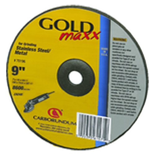 9″ × 1/4″ × 7/8″ - Zirconium 24 Grit Type 27 - Cut-Off Wheel - USA Tool & Supply