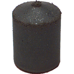 1 1/4″ × 7/8″ × 1/4″ - Pointed Resin Bonded Rubber Cone (Medium Grit) - USA Tool & Supply
