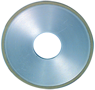 6 x 1/16 x 1-1/4" - 1/8" Abrasive Depth - 100 Grit - Type 1A1 Diamond Straight Wheel - USA Tool & Supply