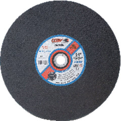 10″ × 3/32″ × 5/8″ - A24-R-BF - Aluminum Oxide Reinforced Cut-Off Wheel - Chop Saw - USA Tool & Supply