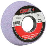 5 x 1-3/4 x 1-1/4" - Type 11 - AS3-60-J-VCER - Tool & Cutter Grinding Wheel - USA Tool & Supply