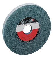 7 x 1 x 1-1/4'' - Silicon Carbide (GC) 80-I Type 5 (3 x 1/2) Surface Grinding Wheel - USA Tool & Supply