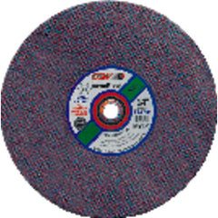 12″ × 5/32″ × 1″ - A24-RBF - Aluminum Oxide Reinforced Cut-Off Wheel - USA Tool & Supply