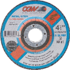 6″ × 1/4″ × 7/8″ - Aluminum Oxide 24 Grit Type 27 - Cut-Off Wheel - USA Tool & Supply