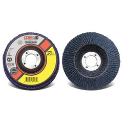 4 1/2″ × 5/8-11″-60 Grit - Zirconia Straight Flap Disc - USA Tool & Supply