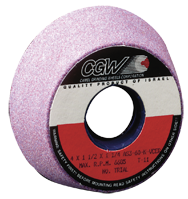 4/3 x 1-1/2 x 1-1/4" - Aluminum Oxide (PA) / 60K Type 11 - Tool & Cutter Grinding Wheel - USA Tool & Supply