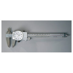 ‎0-300 mm Range - Dial Caliper White Face - 0.02 mm Graduation - USA Tool & Supply