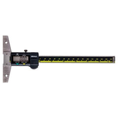 ‎0-6 / 0-150 mm Measuring Range (0.0005 / 0.01 mm Resolution) - Electronic Depth Gage - USA Tool & Supply