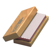 6 x 2" - X-Fine Grit - Rectangular Bench Model Diamond Whetstone in Plastic Box - USA Tool & Supply