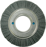 4" Diameter - 5/8" Arbor Hole - Nylon Abrasive Straight Wheel - USA Tool & Supply