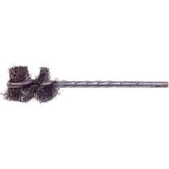 9/16″ Diameter - Crimped Steel Wire Tube Brush - USA Tool & Supply