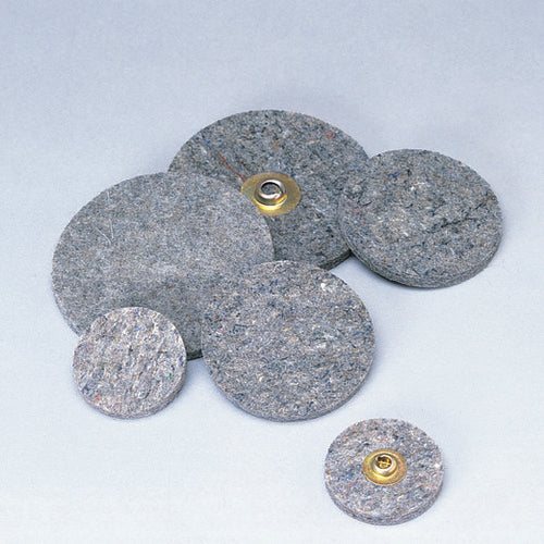 3″ - Grit - Felt Rol-On Quick Change Polishing Disc Alt mfg # 840480 - USA Tool & Supply