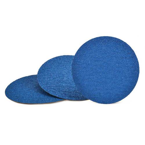 20″ x No Hole-120 Grit - Blue Zirconia Alumina - Cloth Sanding PSA Disc - USA Tool & Supply