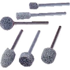 ‎1/4″ Shank-1″ × 1″ - A21 - Series 632 - Non-Woven Nylon Abrasive Mounted Point Alt mfg # 877015 - USA Tool & Supply