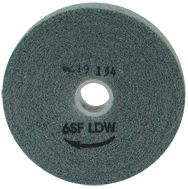 6 x 1 x 1'' - Fine Grit - Silicon Carbide Light Deburring Non-Woven Wheel - USA Tool & Supply