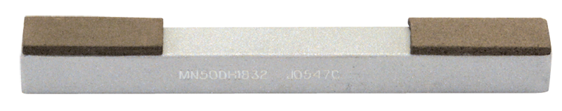 1'' Diamond Length - 4'' OAL (3/8 x 3/8") - 150/220 Grit - Double End Resin Bond Diamond Hone - USA Tool & Supply