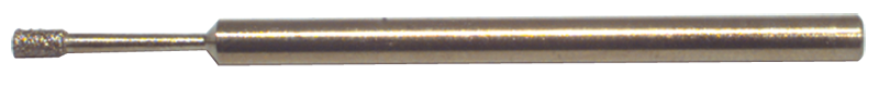 .394 x .394 x 1/4" - 220 Grit - Diamond Jig Grinding Mandrel - USA Tool & Supply