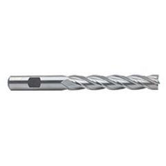 9/32 Dia. x 3-3/4 Overall Length 4-Flute Square End High Speed Steel SE End Mill-Round Shank-Center Cut-Uncoated - USA Tool & Supply