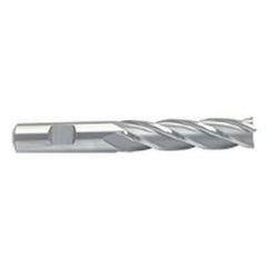 1/2 Dia. x 4 Overall Length 4-Flute Square End M-42 Cobalt SE End Mill-Round Shank-Center Cut-Uncoated - USA Tool & Supply