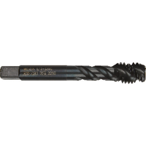 ‎#10 - 32 NF 3-Flute, H3 Semi-Bottoming Series/List # 2091 Spiral Flute Tap - USA Tool & Supply