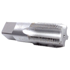 ‎1/8-27 NPSF -HSS-Standard Straight Pipe Tap (Lg Shk) - USA Tool & Supply