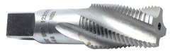 1/2-14 Dia. - 4 FL - HSS - Bright Taper Spiral Flute Pipe Tap - USA Tool & Supply