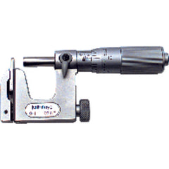 ‎0-25 mm Measuring Range-0.01 mm Graduation - Friction Thimble - Carbide Face - Multi- Anvil Micrometer - USA Tool & Supply