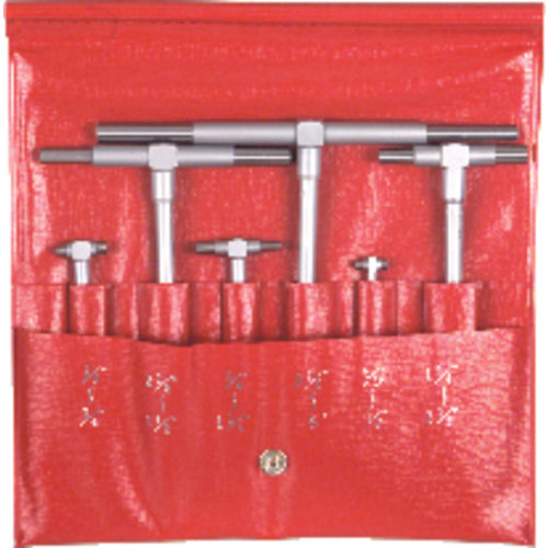 Model 155-904-5 Pieces-1/2″-6″ Measuring Range - Telescoping Gage Set - USA Tool & Supply