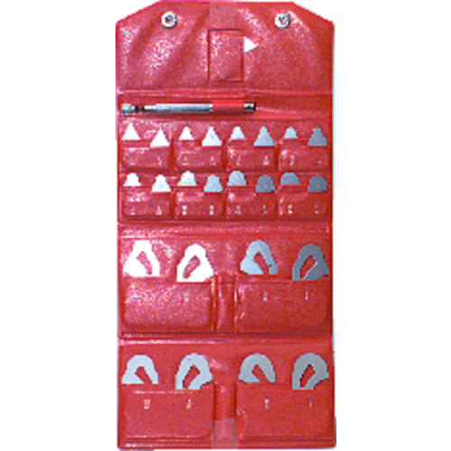 Model 186-903-1/64″-17/64″-17 Pieces - Radius Gage Set - USA Tool & Supply