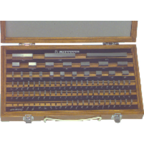 Metric Gage Block Set - Model 516-946-26-87 Pieces-2(A+) - Steel - Exact Industrial Supply