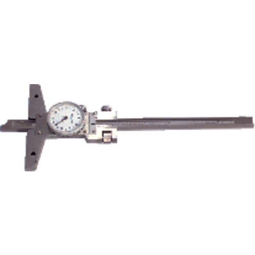 0-6″ Measuring Range (0.001″ Graduation) - Dial Depth Gage - USA Tool & Supply
