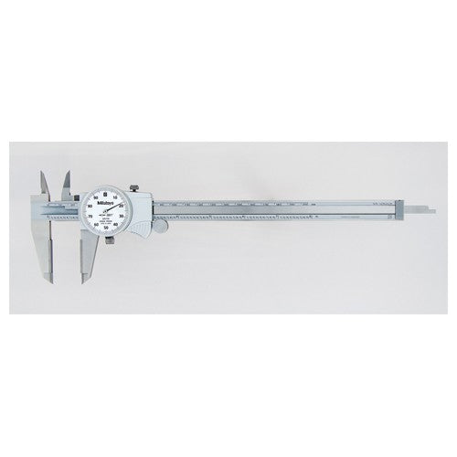 ‎0-8″ Range - Dial Caliper White Face - 0.001 Graduation Carbide Jaw - USA Tool & Supply