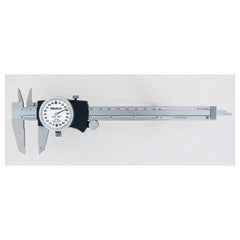 ‎0-8″ Range - Dial Caliper White Face - 0.001″ Graduation - USA Tool & Supply