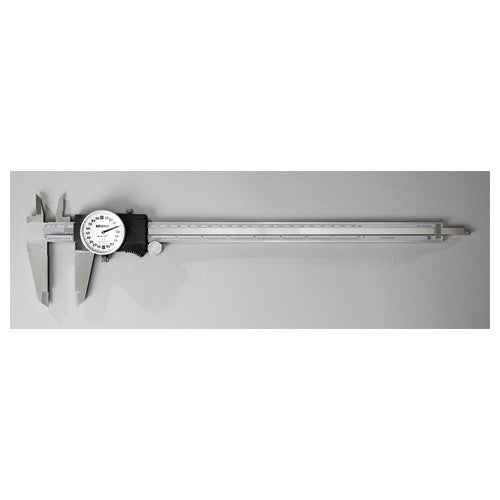 ‎0-12″ Range - Dial Caliper White Face - 0.001″ Graduation - USA Tool & Supply