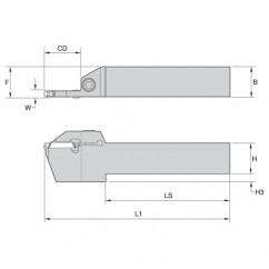 250250 WMT LH TLHLDR 25X25 SEAT 5 - USA Tool & Supply