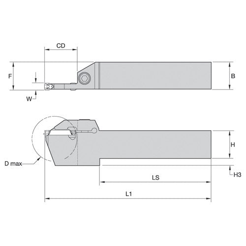 WMT RH Toolholder .750 x .750 Seat 5 - Exact Industrial Supply