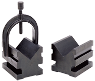 #599-749-1 - 2-1/2 x 2-1/2 x 3'' - V-Block & Clamp Set - USA Tool & Supply