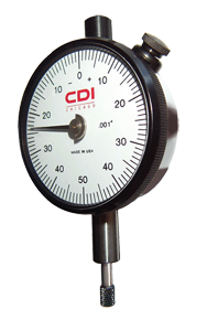 1 Total Range - 0-100 Dial Reading - AGD 2 Dial Indicator - USA Tool & Supply