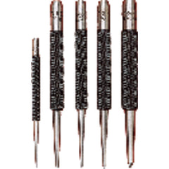 Starrett Center Punch - Model No 117C; 1/8″ Tip Diameter; 5/16″ Body Diameter - USA Tool & Supply