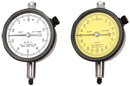 #25-441/5J W/SLC - 1" Total Range - 0-100 Dial Reading - AGD 2 Dial Indicator - USA Tool & Supply