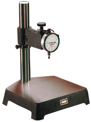 #653J - Kit Contains: .0005" Graduation; 0-25-0 Reading - Cast Iron Comparator Stand & Dial Indicator - USA Tool & Supply