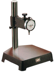 #653J - Kit Contains: .0005" Graduation; 0-25-0 Reading - Cast Iron Comparator Stand & Dial Indicator - USA Tool & Supply