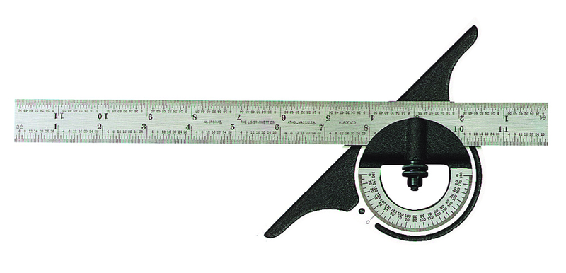 12-12-4R PROTRACTOR W/BLADE - USA Tool & Supply