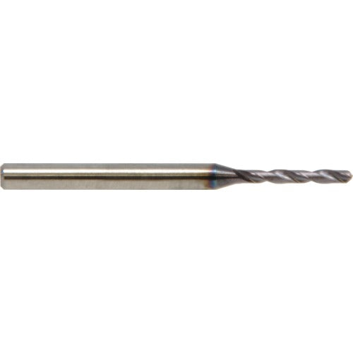 1.00 mm Dia. × 3.0 mm Shank × 8 mm Flute Length × 57 mm OAL, 5XD, 138°, ALtimaÂ, 2 Flute, Coolant Thru, Solid Carbide Drill - Exact Industrial Supply