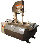 Mark III 18 x 22 Capacity Vertical Production Bandsaw with 3° Forward Canted Column; 60° Miter Capability; Variable Speed (50 TO 450SFPM); 24 x 33" Work Table; 5HP; 3PH 480V - USA Tool & Supply